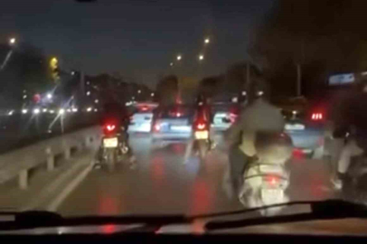 Bursa’da yol vermeyen otomobil sürücüsünün etrafını sardılar