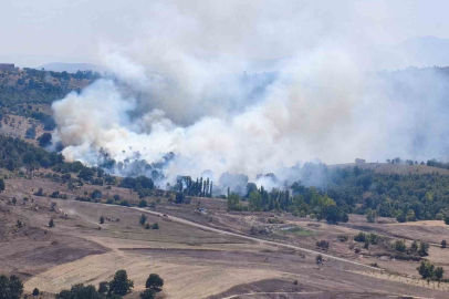 Orhaneli’de orman yangını