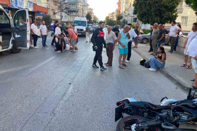 Mudanya’da motosiklet yayaya çarptı: 2 yaralı