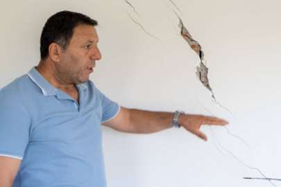 Manisa’da korkutan apartman