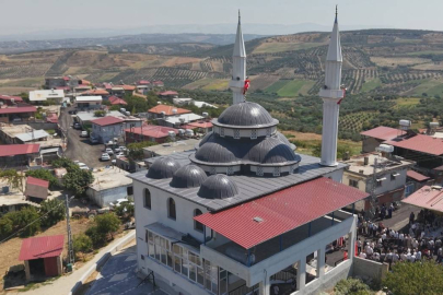 Deprem sonrası Hatay’da inşa edilen 134’üncü cami ibadete açıldı
