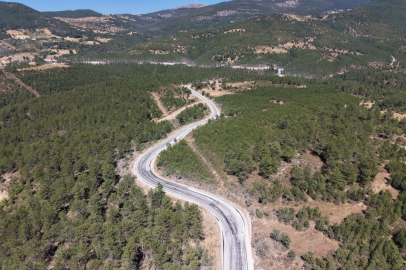 Keles'te yollar yenileniyor