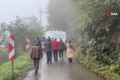 Trabzon’da toprak kayması: 1 ölü