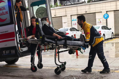İnegöl’de zincirleme kaza: 2 yaralı