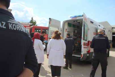 Gemlik Açık Ceza İnfaz Kurumu'nda gerçeği aratmayan olağanüstü hal tatbikatı