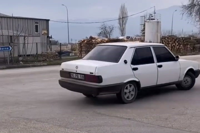 İnegöl'de drift atan sürücüye 165 bin TL ceza