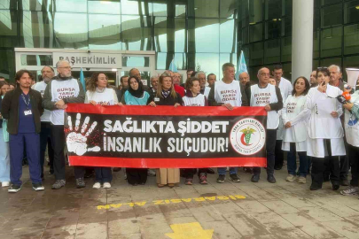 Mudanya’da sağlık çalışanına yönelik şiddete tepki