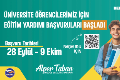 İnegöl Belediyesi’nin Üniversite Öğrencilerine Eğitim Yardımı Başvuruları Başladı