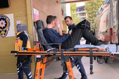 Motosikletini tamir ederken parmağı koptu