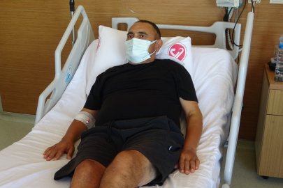 Eşine böbreğini verdikten sonra refakatçisi oldu