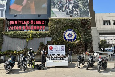 Çetelerden ele geçen suç unsurları emniyette sergilendi