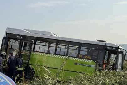 Kendi kullandığı otobüsün altında kaldı