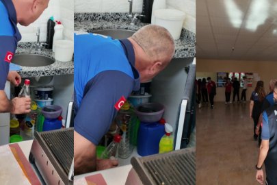 Gıda ürünleriyle deterjanı aynı dolaba koyan kantinci kendini "Abi vallahi yerimiz dar" diyerek savundu