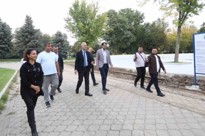 Hikmet Şahin Kültür Parkı’nda yeni kaykay ve paten park yapımında sona gelindi