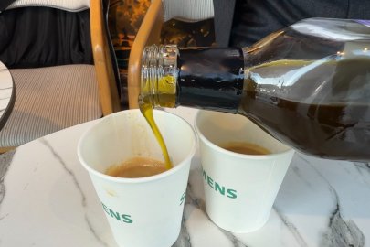 Zeytinyağlı kahve olur mu demeyin, bu da oldu