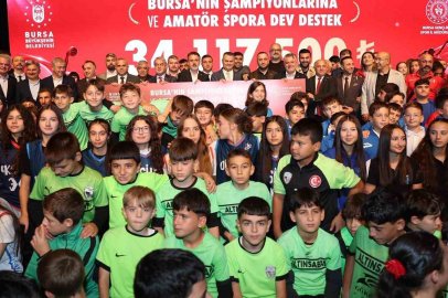 Bursa’nın şampiyonlarına ve amatör spora dev destek