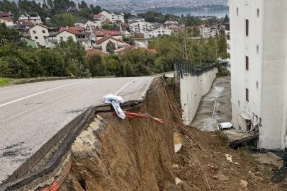 Gölcük’te 65 kişinin yaşadığı bina tahliye edildi