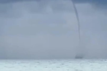 Mudanya açıklarında hortum paniği