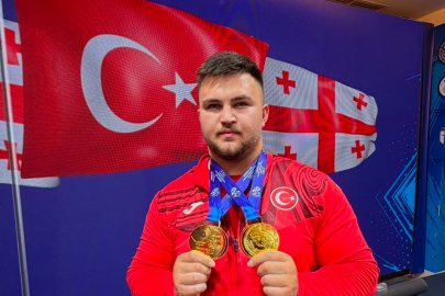 Milli halterci Selahattin Altın’dan Avrupa Şampiyonası’nda 2 altın madalya