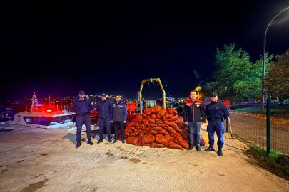 Gemlik’te kaçak midye avına geçit yok: 174 bin TL ceza