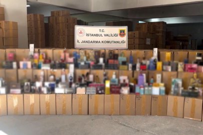 Bayrampaşa'da piyasa değeri 350 milyon TL olan dünyaca ünlü markalara ait sahte parfüm ele geçirdi
