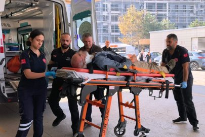 İnegöl’de çatıdan düşen 65 yaşındaki usta yaralandı