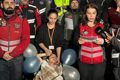 Küçükçekmece'de motosiklet kulüpleri ve grupları, minik Ali Yiğit için gaza bastı