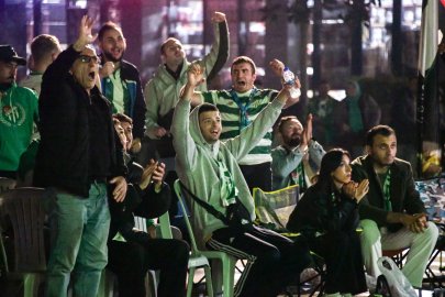 Osmangazi Meydanı’nda Yeşil-Beyaz Coşku