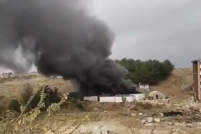 Edirne’de şantiyede yangın çıktı