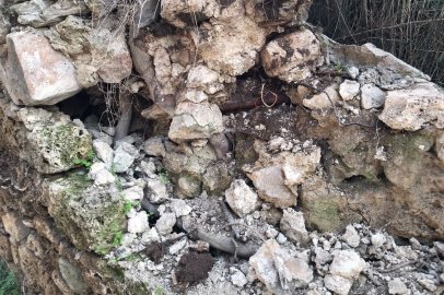İznik’te 2 bin yıllık su kemeri ilgisizlikten çökmeye başladı