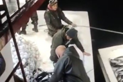 5 bin palamut tekneye sığmadı, yardıma başka tekne geldi