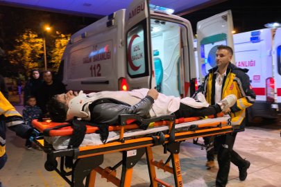 İnegöl’de otomobille motosiklet çarpıştı: 2 kardeş yaralandı