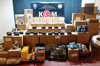 Bursa'da kaçak sigara ve tütün operasyonu: 4 şüpheli yakalandı