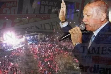 Avrupa basını Erdoğan'ı manşetlere taşıdı.