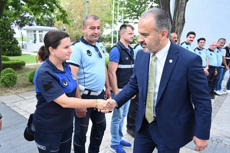 Başkan Alinur Aktaş'tan zabıtaya ziyaret