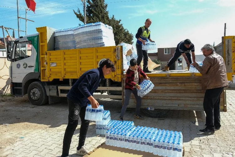 Bursa Büyükşehir'den Hatay’da su seferberliği