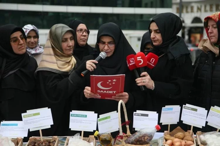 Bursa'da 'Saadet'li kadınlardan 'yerli' açıklama