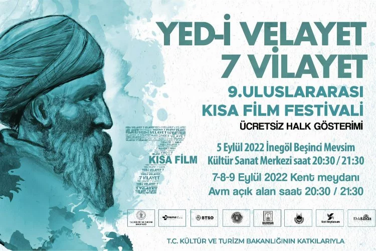 Bursa’da Yed-i Velayet 7 Vilayet kısa film festivali heyecanı