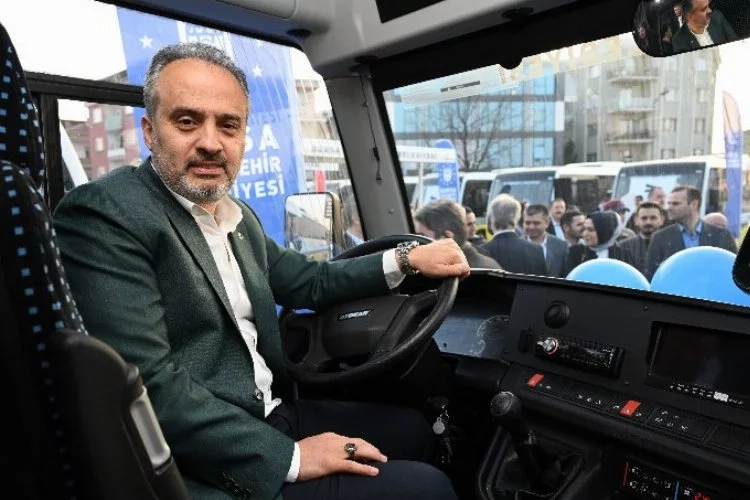 Bursa'nın ulaşım filosuna 56 otobüs daha