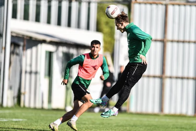 Bursaspor Zonguldak Kömürspor maçı hazırlıklarını sürdürdü