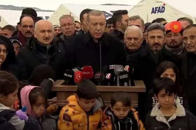 Cumhurbaşkanı Erdoğan Adıyaman'da açıkladı... Depremzedelere kira desteği ve 15 bin TL nakdi yardım