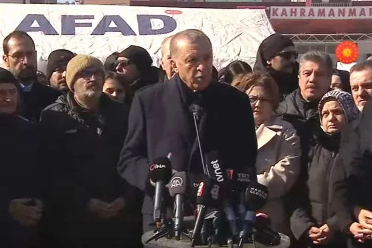 Cumhurbaşkanı Erdoğan deprem bölgesinde... 10'ar bin lira destek ödemesi yapılacak