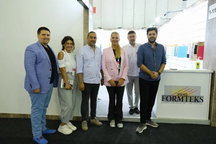 DOSABSİAD Başkanı Çevikel Bursa Textile Show'u ziyaret etti