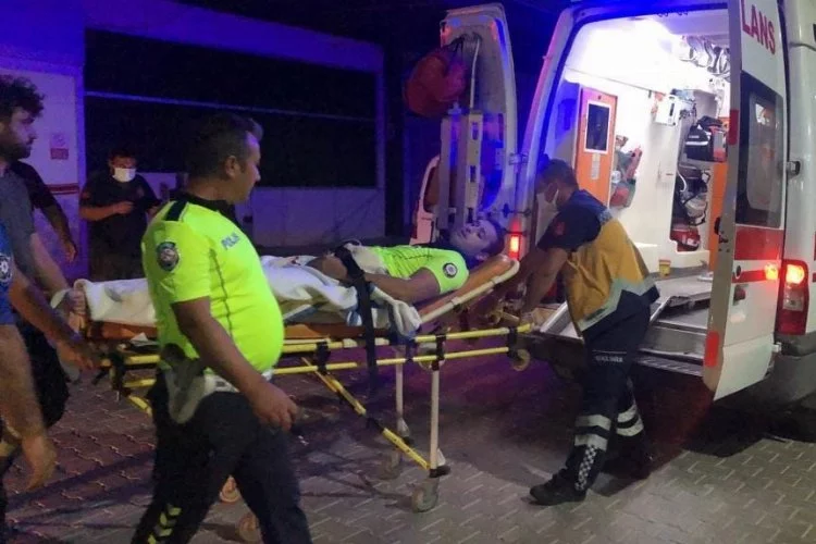 Gemlik'te polisi yaralayan alkollü sürücü tutuklandı