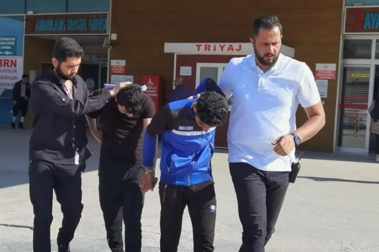 İnegöl'de pala ile işyeri basan Suriyeliler yakalandı