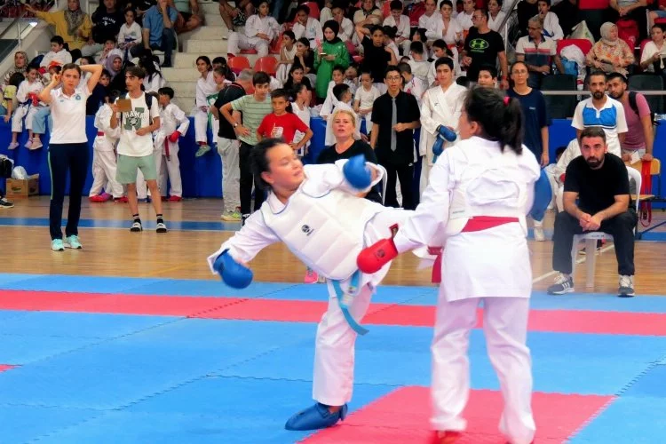 Mudanya'da karatecilerin Zafer Kupası mücadelesi