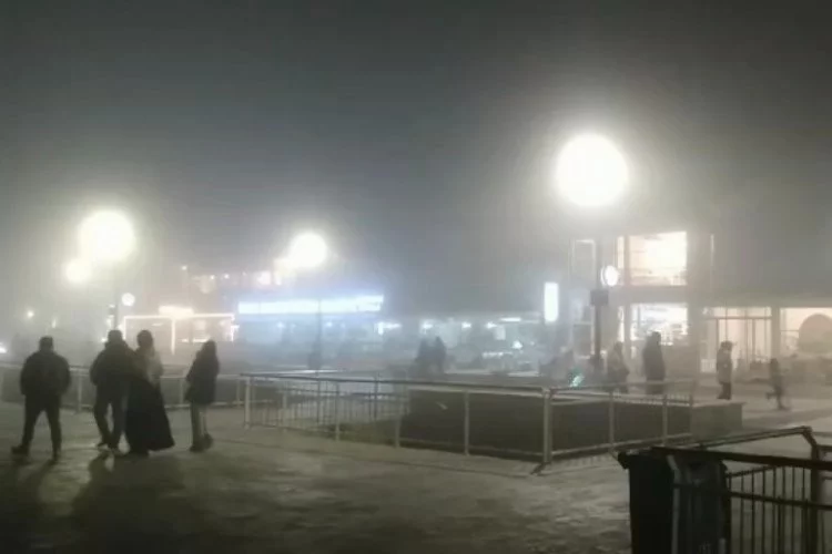 Mudanya’da yoğun sis etkili oldu!