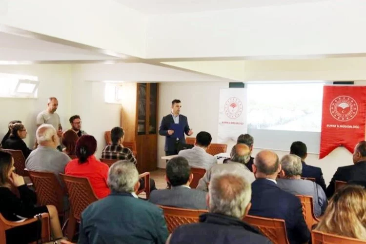 Mudanya'da zeytin üretimi ve kalitesinin artırılması eğitimi