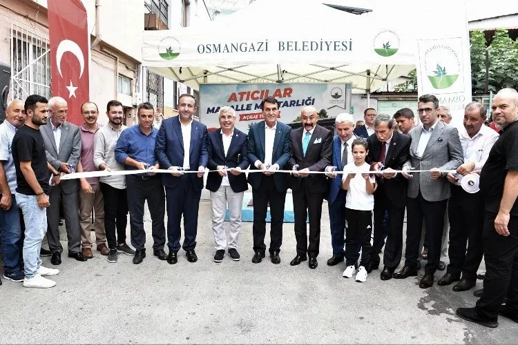 Osmangazi'de Atıcılar’a yeni muhtarlık binası açıldı