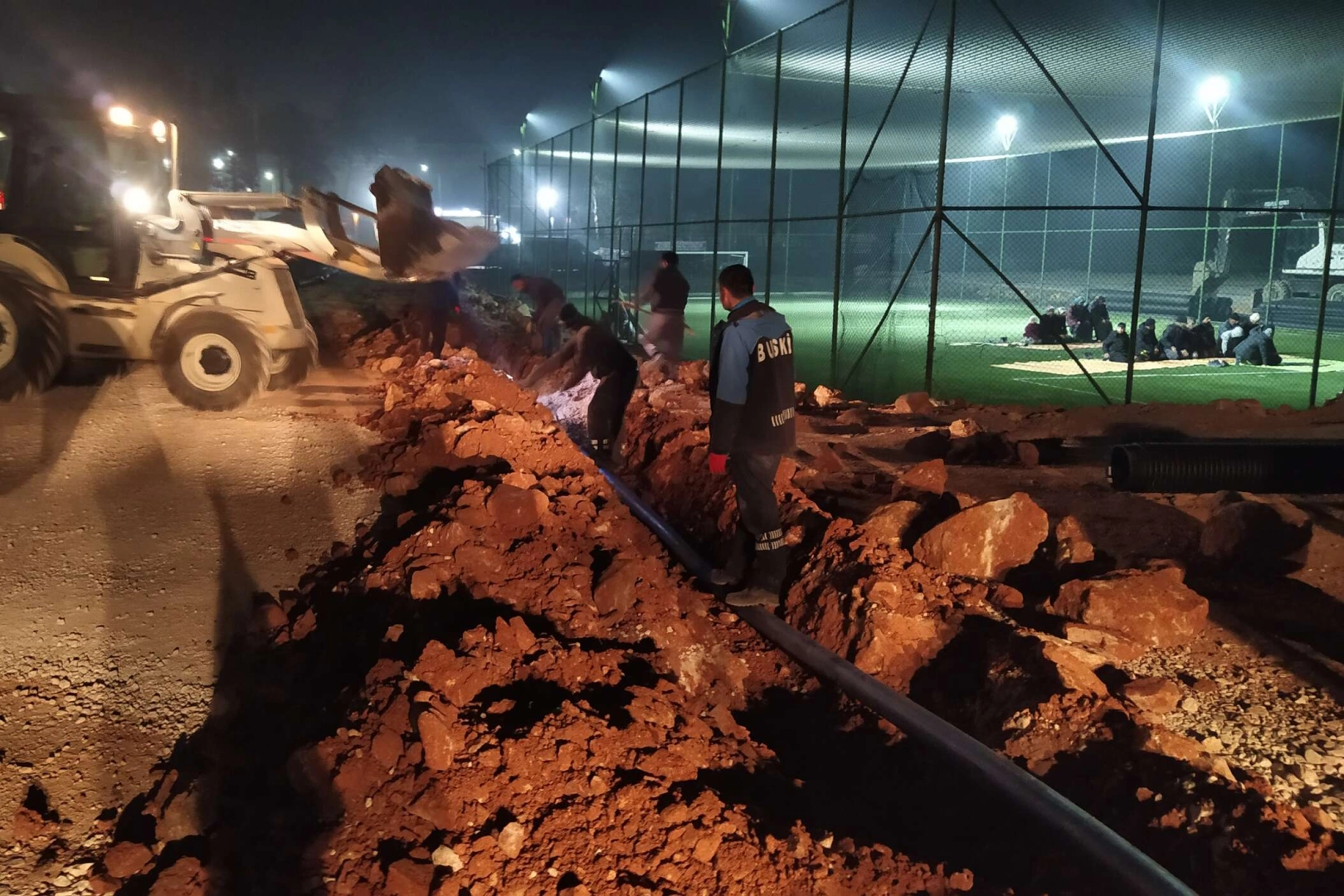 BUSKİ, Hatay'da gece, gündüz çalışıyor!